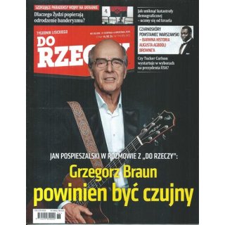 Do Rzeczy nr 36/2026 - Grzegorz Braun