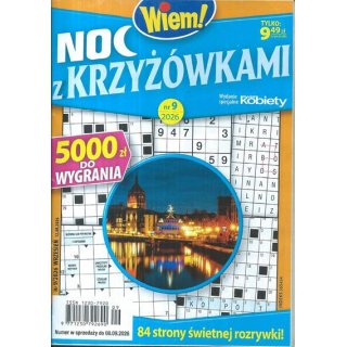 Noc z krzyżówkami Wiem! nr 9/2026 wrzesień