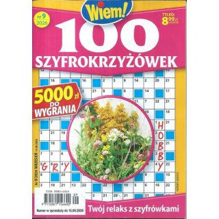 100 Szyfro Krzyżówek Wiem! nr 9/2026 wrzesień