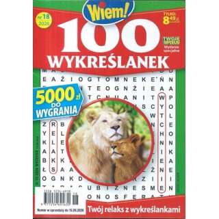 100 Wykreślanek Wiem! nr 18/2026 wrzesień