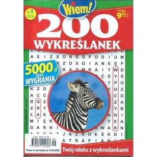 200 wykreślanek Wiem! nr 9/2026 wrzesień