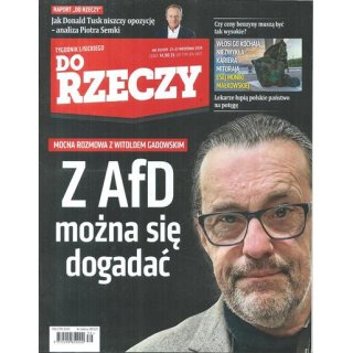 Do Rzeczy nr 39/2026 - Z AfD można się dogadać