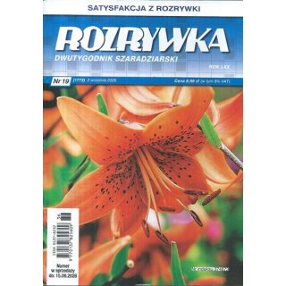 Rozrywka dwutygodnik szaradziarski nr 19/2026