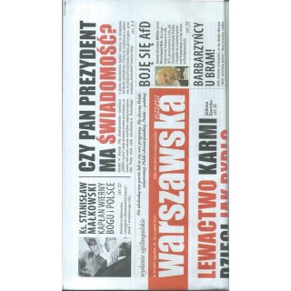 Warszawska gazeta nr 38/2026 - Lewactwo karmi...