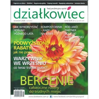 Działkowiec nr 9/2026 wrzesień (913) - Bergenie