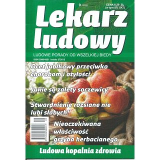 Lekarz ludowy nr 9/2026 - Ocet jabłkowy...