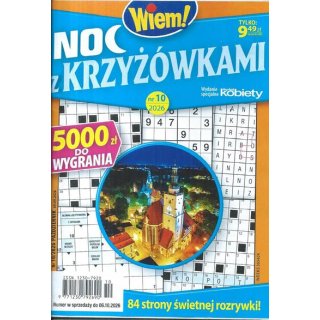 Noc z krzyżówkami Wiem! nr 10/2026 październik