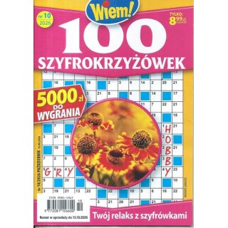100 Szyfro Krzyżówek Wiem! nr 10/2026 październik