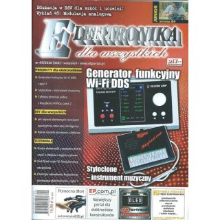Elektronika dla wszystkich nr 9/2026 wrzesień (368) - Generator
