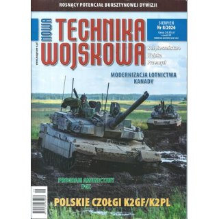Nowa Technika Wojskowa nr 8/2026 (sierpień) - Polskie czołgi K2GF/K2PL