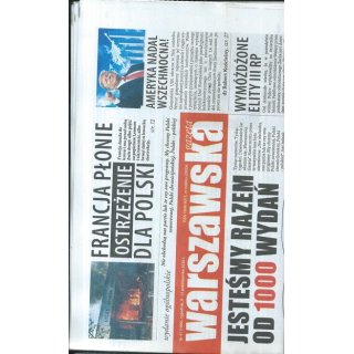 Warszawska gazeta nr 41/2026 - Jesteśmy razem od 1000 wydań