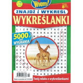 Wykreślanki znajdź i wykreśl Wiem! nr 10/2026 październik