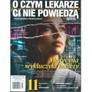 O czym lekarze Ci nie powiedzą nr 9/2026 wrzesień - Medycyna wyklucza kobiety