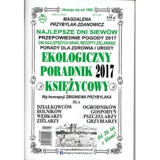 Ekologiczny Poradnik Księżycowy 2017; 1/2017
