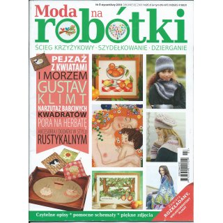 Moda Na Robótki 3/2018 - Pejzaż z kwiatami
