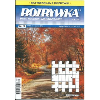 Rozrywka; Dwutygodnik Szaradziarski 19/2018