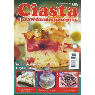 Ciasta sprawdzone przepisy; 7-8/2018