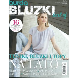Burda Bluzki best of 2/2020 TUNIKI, BLUZKI I TOPY NA LATO