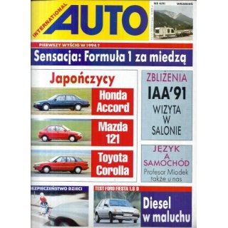 Auto International nr 4/1991 – Inwazja Japończyków, Salon IAA Frankfurt '91 i Diesel w maluchu Auto International nr 4/1991 – Inwazja Japończyków, Salon IAA Frankfurt '91 i Diesel w maluchu