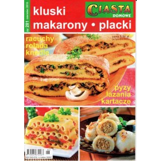 Ciasta Domowe Kluski Makarony Placki; nr 281 czerwiec 2016