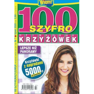 100 Szyfro Krzyżówek; Wiem; 7/2020