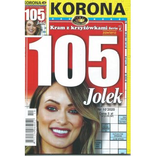 105 Jolek Kram z krzyżówkami Seria V Korona 10/2020