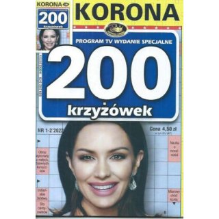 200 krzyżówek Program TV WS Korona 1-2/2022