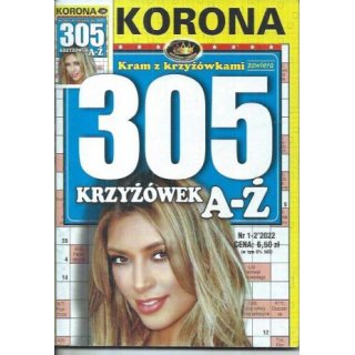 305 krzyżówek A-Ż Kram z krzyżówkami Korona 1-2/2022