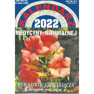 Kalendarz Medycyny Naturalnej 2022