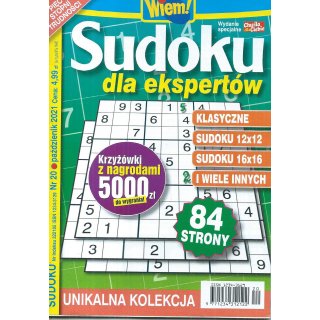 Sudoku dla ekspertów; 20/2021