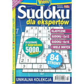 Sudoku dla ekspertów; 22/2020