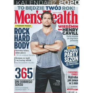 Men's Health; 1/2020; 184 + kalendarz 2020