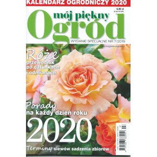 Mój Piękny Ogród; Kalendarz ogrodniczy 2020; WS; 7/2019