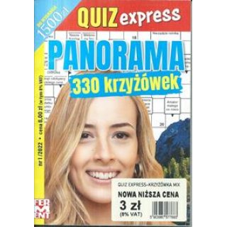 Panorama 330 krzyżówek Quiz express 1/2022