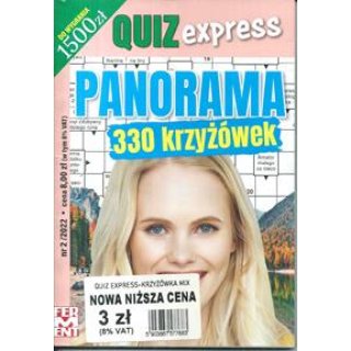 Panorama 330 krzyżówek Quiz express 2/2022