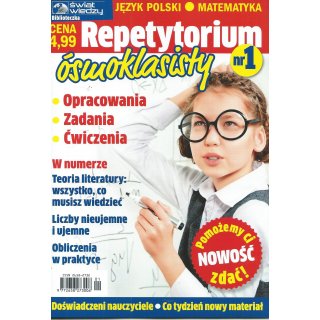 Repetytorium Ósmoklasisty - Język Polski, Matematyka; nr 1